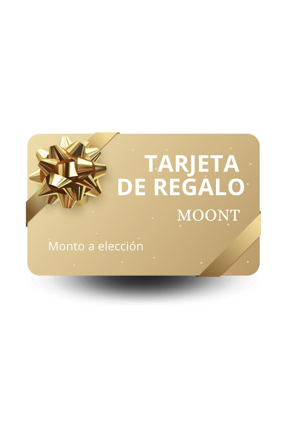 TARJETA DE REGALO "MOONT"